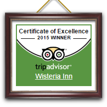 Trip Advisor's Certificate of Excellence 2015
