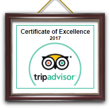 Trip Advisor's Certificate of Excellence 2015